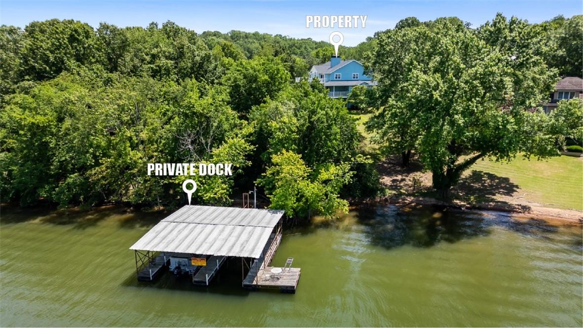 Image 2: Private two slip dock swimming platform