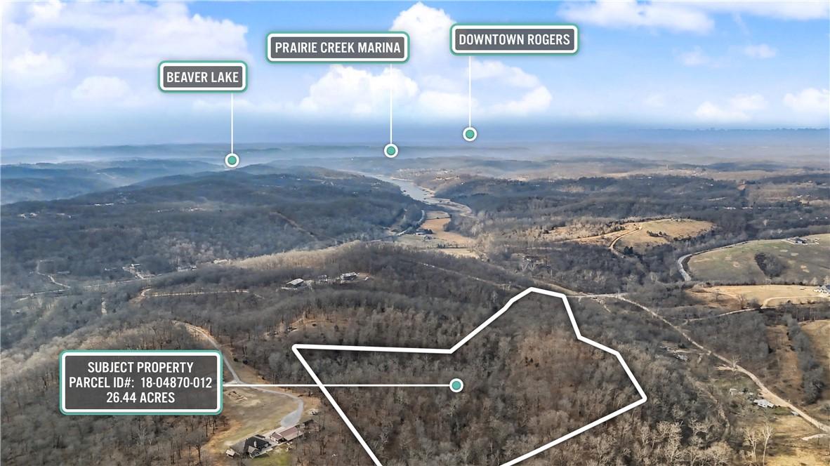 Image 1: Aerial view of property's location near Beaver Lak