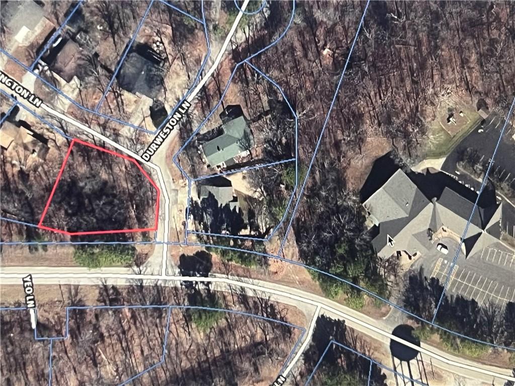 Image 3: Aerial view of property's location with property b
