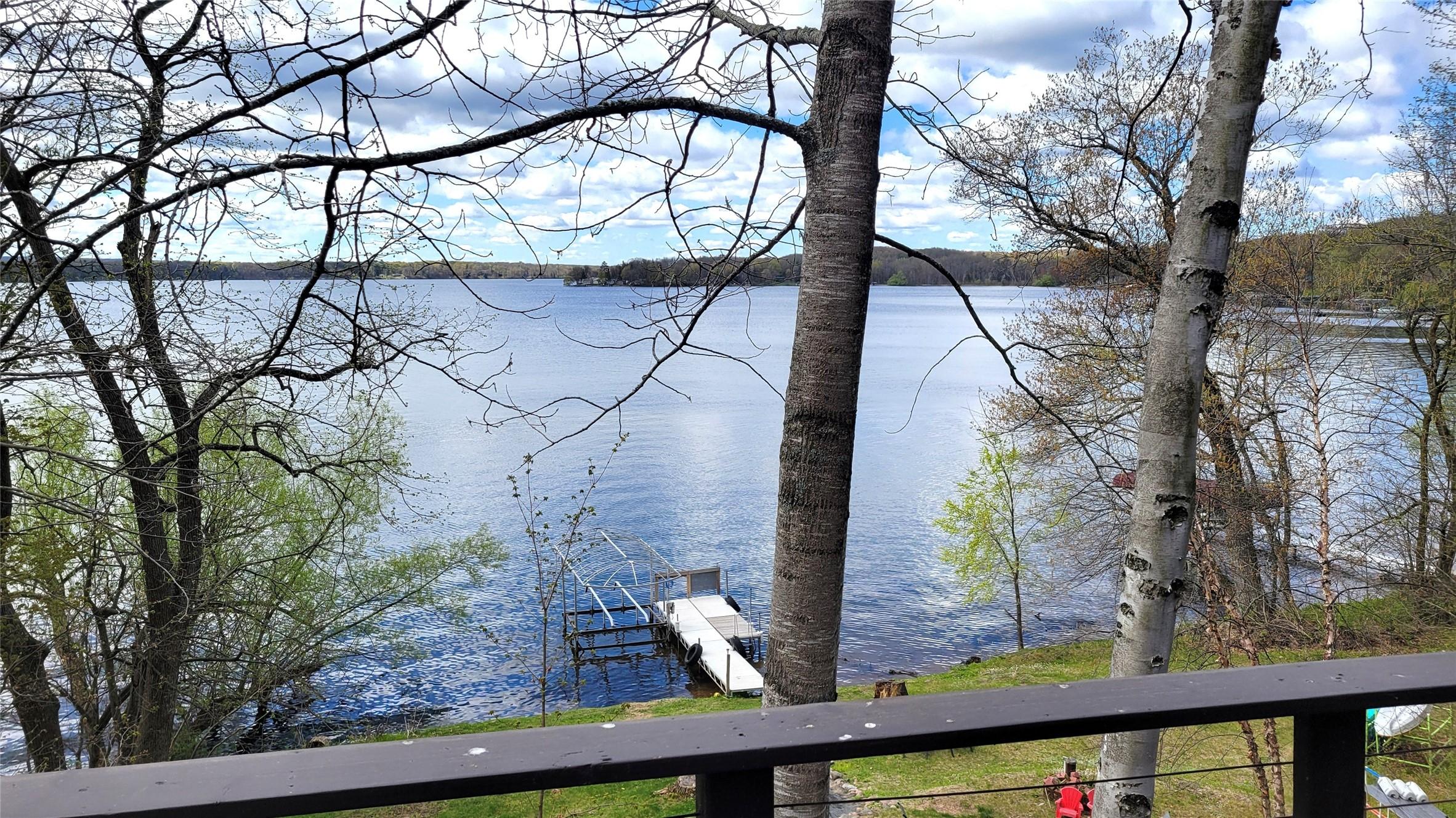 Image 3: Beautiful view from main level deck!