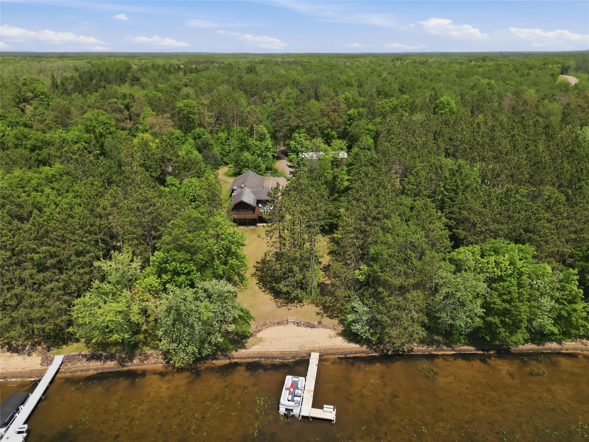 Image 3: drone view from lake