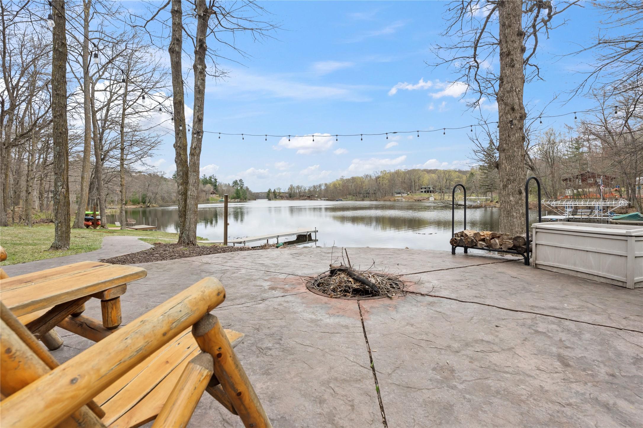 Image 3: Beautiful lake views from your stamped concrete pa