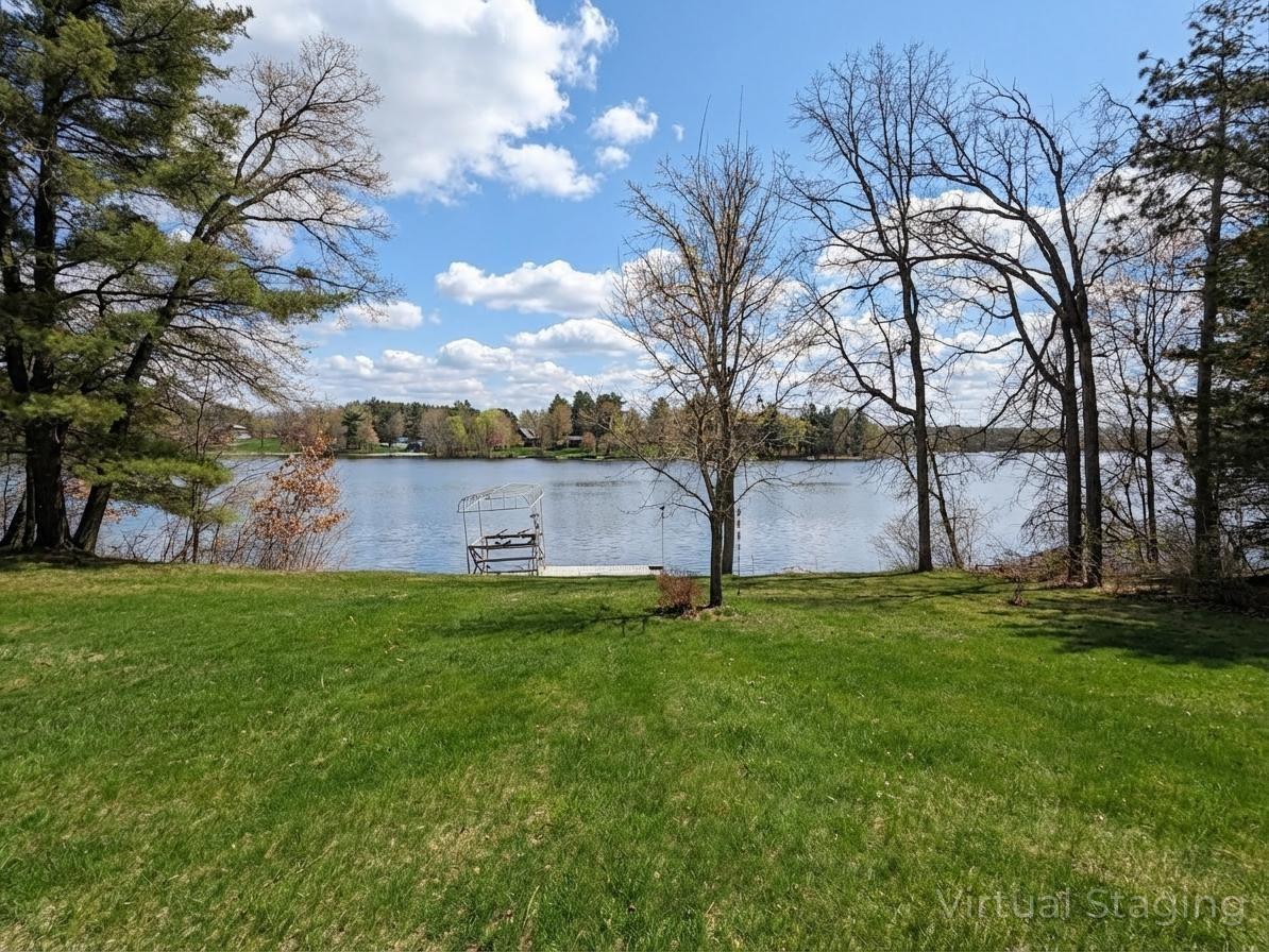 Image 2: Lake view with snow virtually removed