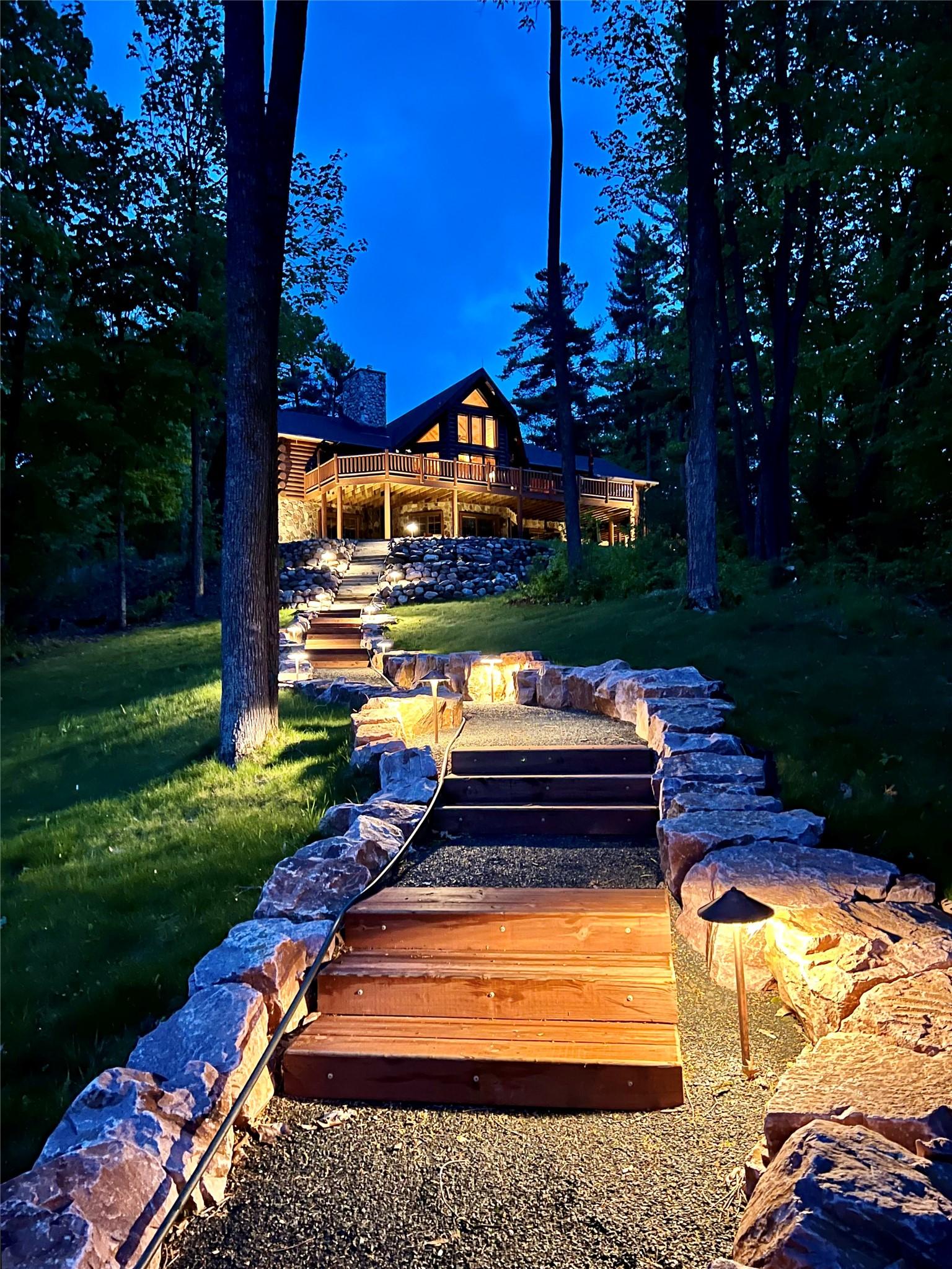 Image 2: Night View - Professional Landscape and Lighting