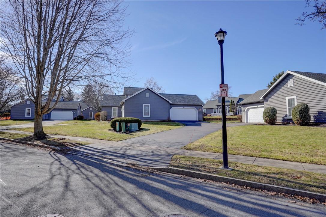 Image 2: street lights and sidewalks provide the walkable p