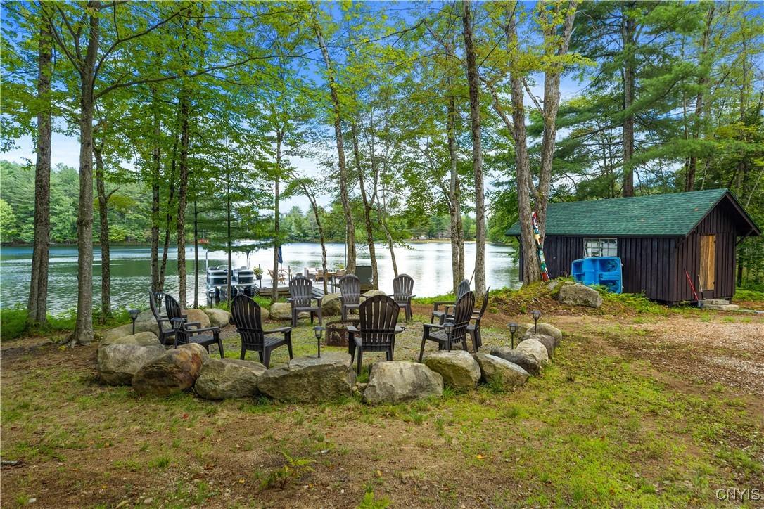 Image 3: Waterfront fire pit