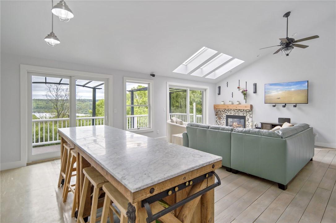 Image 2: View of lake from kitchen