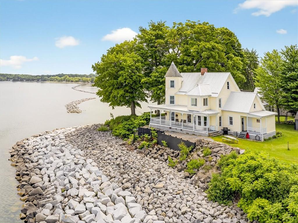 Image 1: *TWO PIECES Of WATERFRONT* House On Lake Ontario &