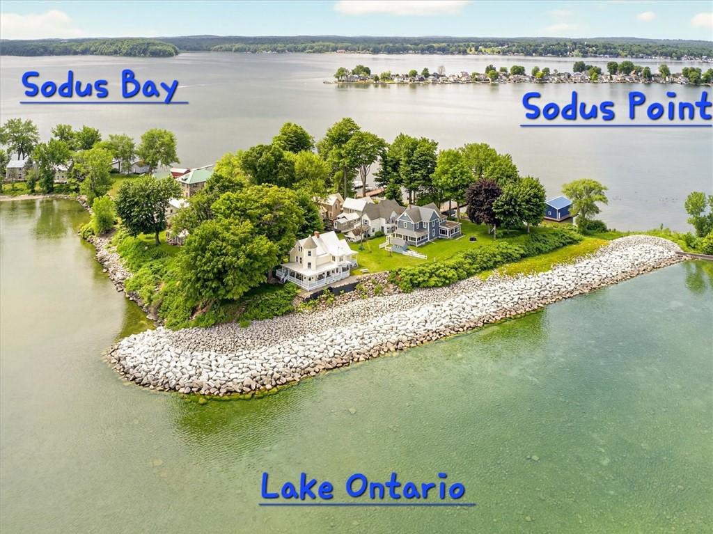 Image 2: Charles Point Is The ISLAND Between Lake Ontario &