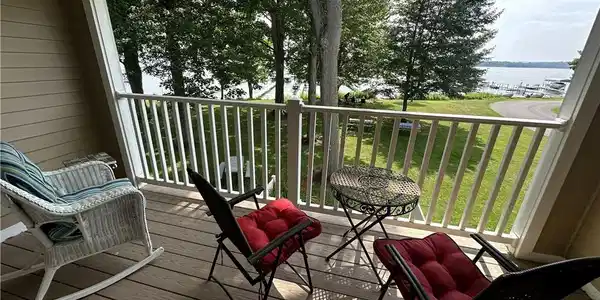 Image 4: View from primary bedroom balcony