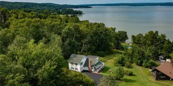 Image 2: Perched hillside this home is the perfect place to