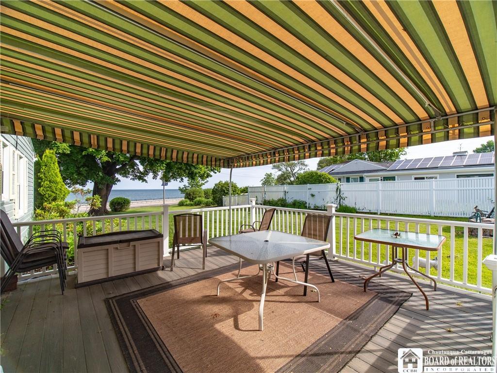 Image 4: PORCH WITH GREAT LAKE VIEWS