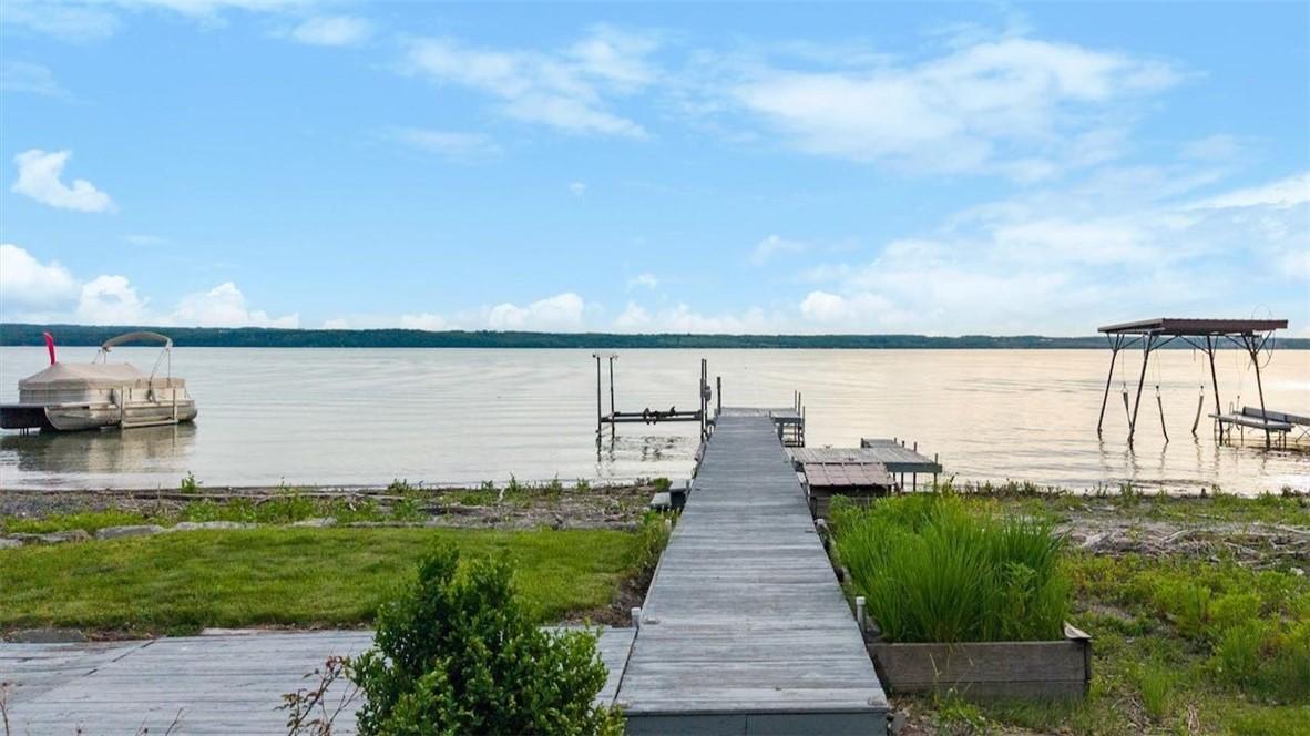 Image 2: Looking out to Cayuga lake from the yard.