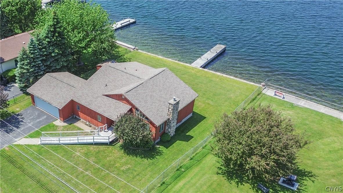 Image 1: Cape Vincent Village Year-Round River Home with 2