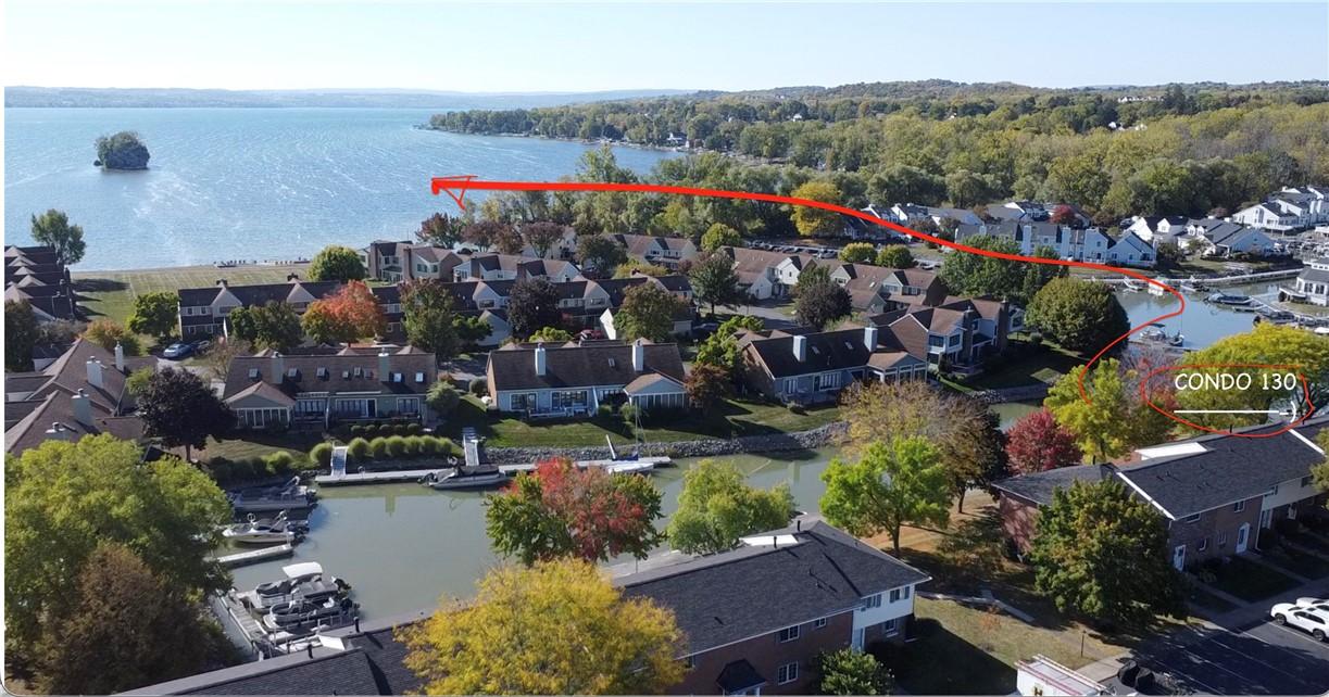 Image 3: Overhead  of the  channel to the lake  & shenoh is