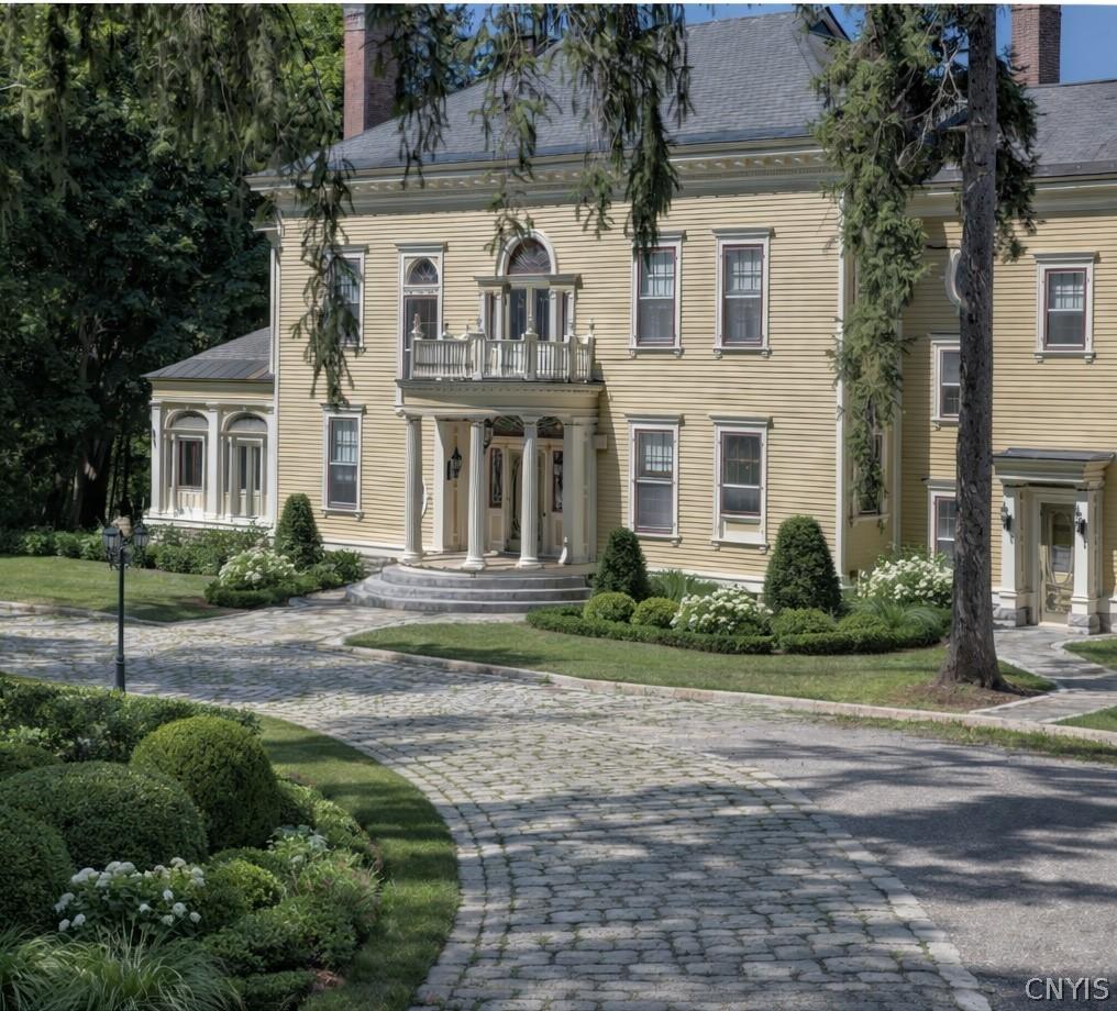 Image 2: This photo is a depiction of an AI landscaping des