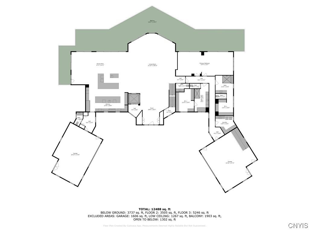 Image 4: The Main Level floor plan boasts a Chef's Kitchen,