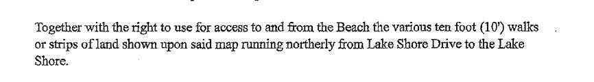 Image 3: From the deed showing you have deeded easement wat