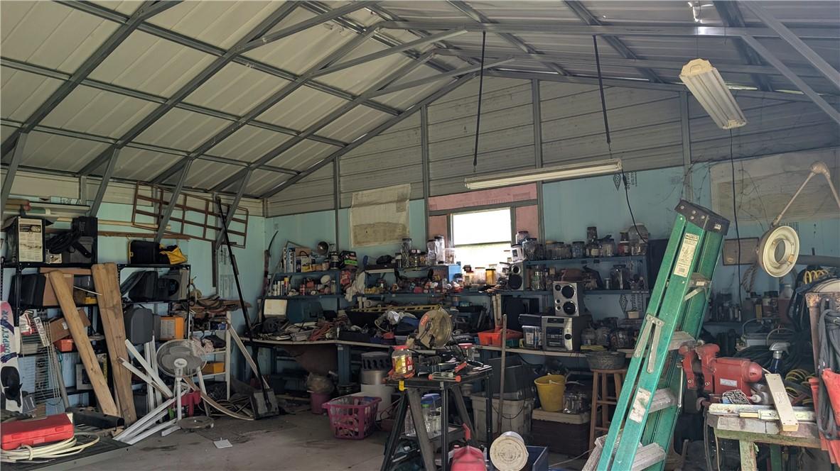 Image 2: All metal, steel purlins, lighting installed but n