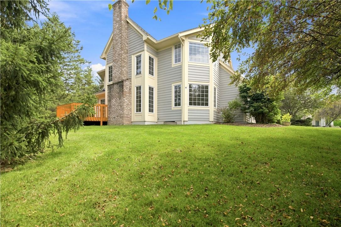 Image 2: Private back yard with deck.