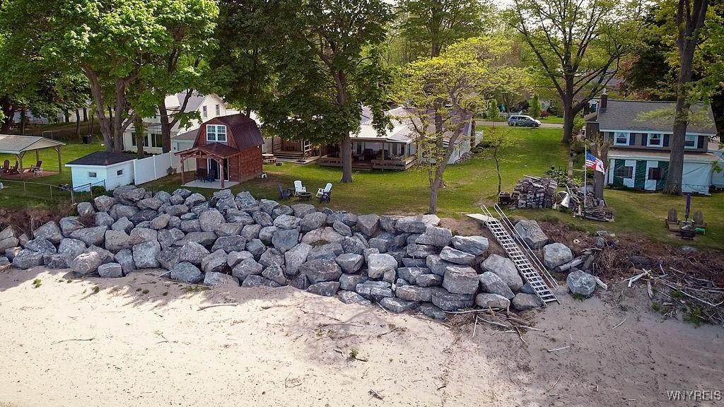 Image 3: 4 ton stone wall completed late last year.