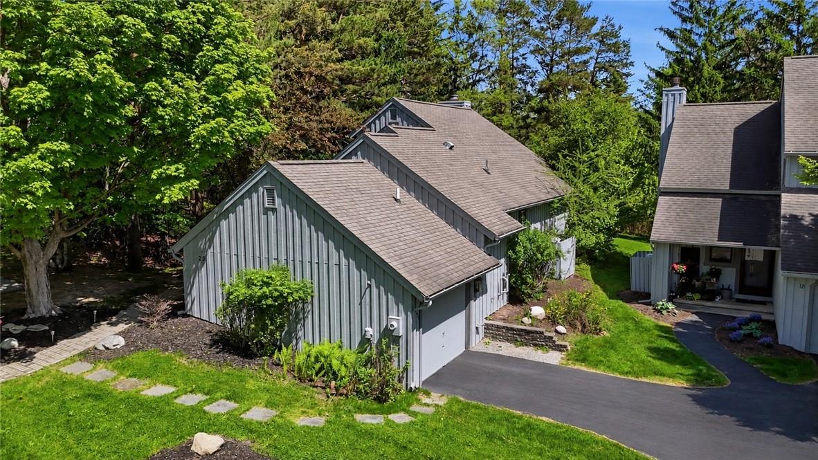 Image 4: An elevated aerial view of 20 Andrews Way, South B