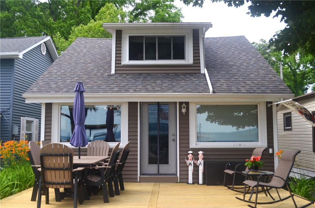 Image 1: Seneca Lake Level Lake Front Cottage With New Deck
