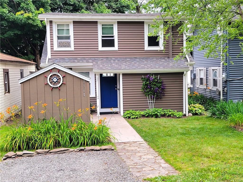 Image 4: Back Of The Cottage. Park On Gravel Drive.