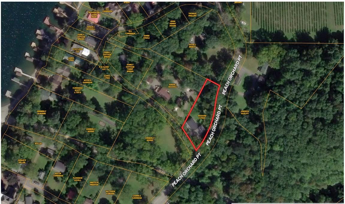Image 4: Overhead property map highlighting lot boundaries