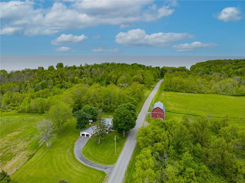 Image 4: Aerial view of land facing North towards Lake Onta