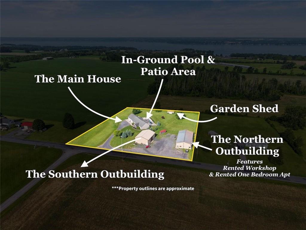 Image 3: See locations of all buildings on property.