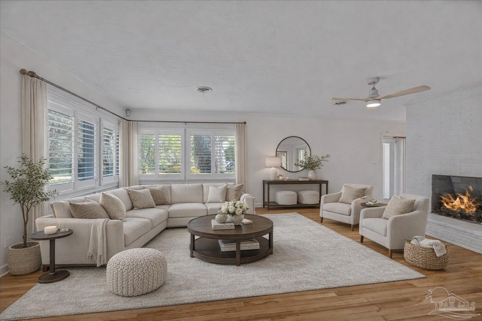 Image 4: Virtually Staged Living Room