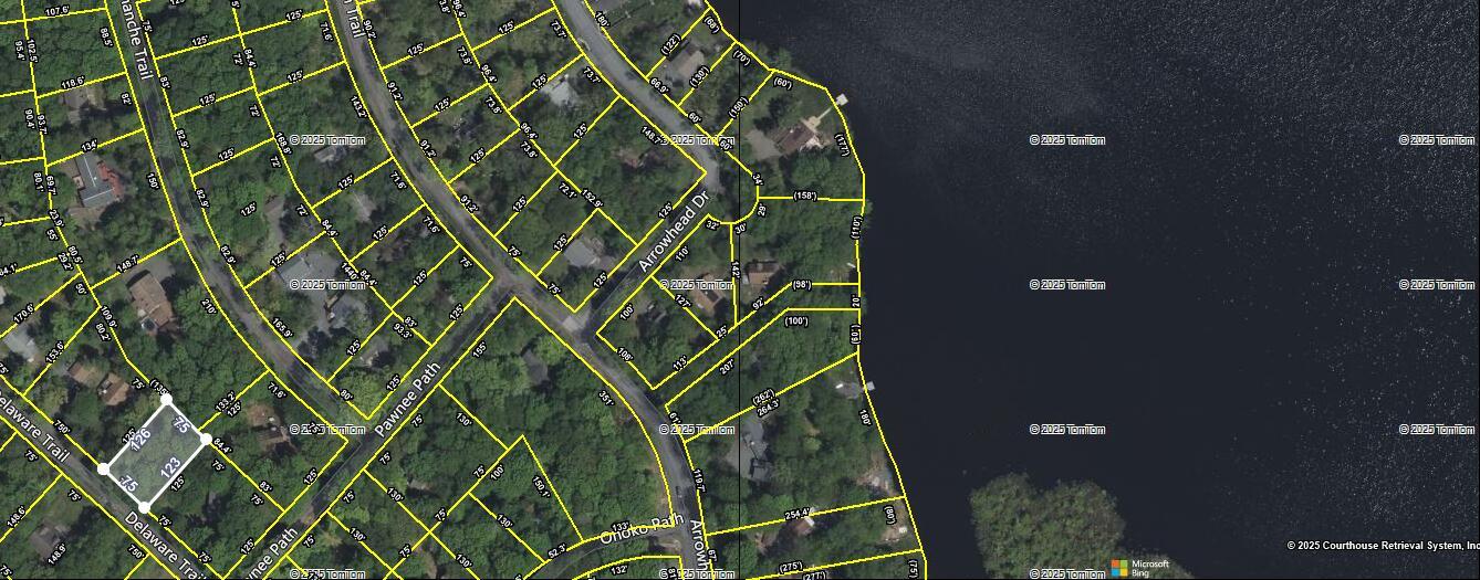 Image 1: Delaware Trail Map 2 color