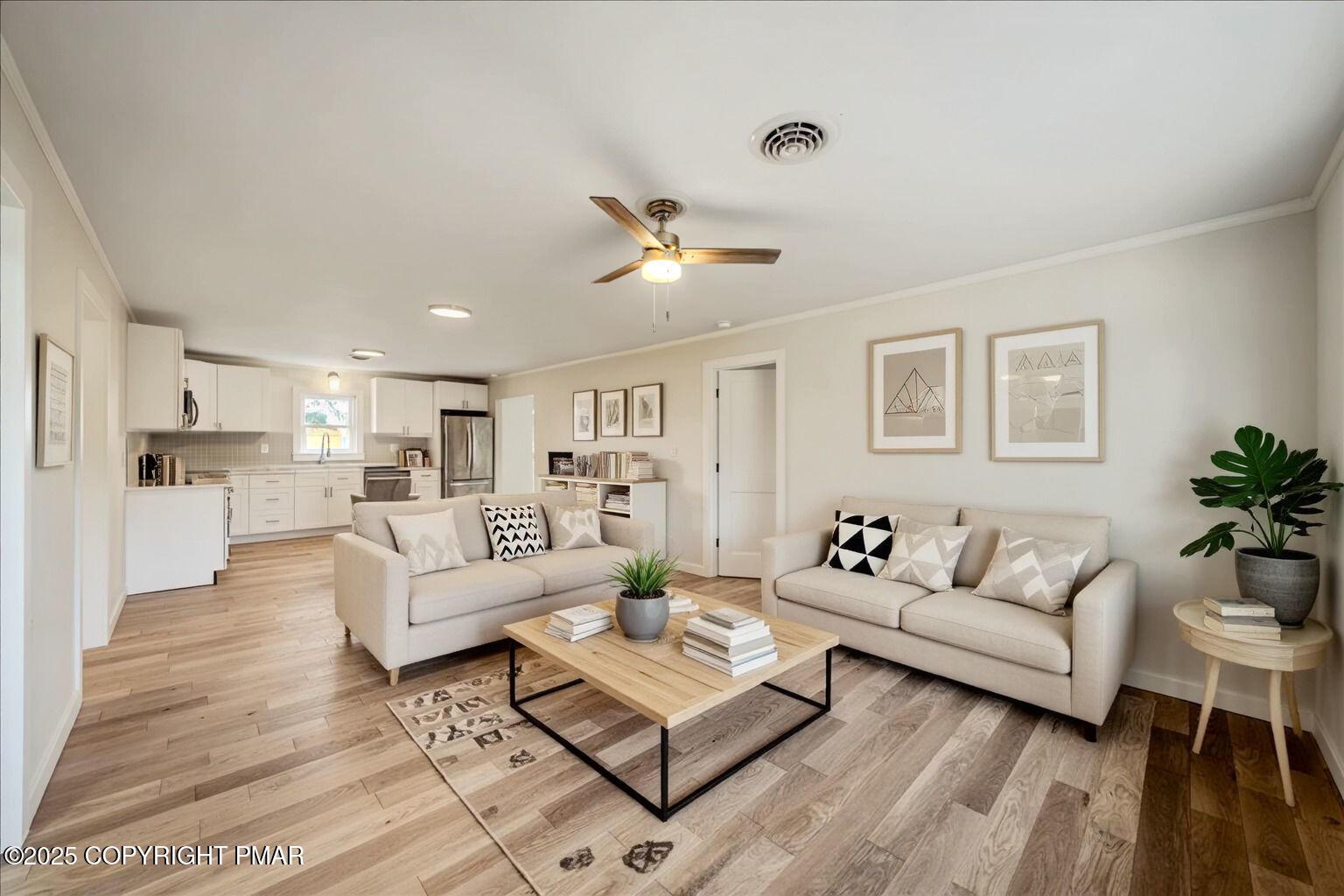 Image 2: Virtually Staged Living Room