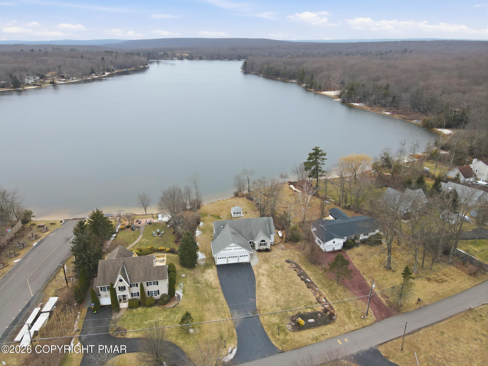 Image 3: drone photo of lake