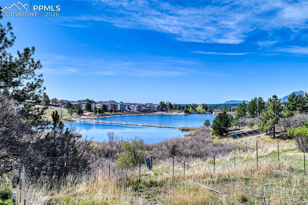 Image 2: View of the lake from the Rasberry Townhome open space