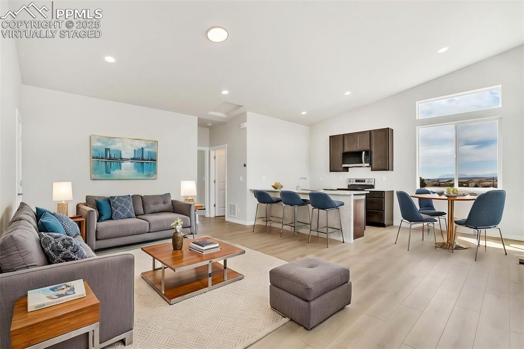 Image 2: Virtually staged living room