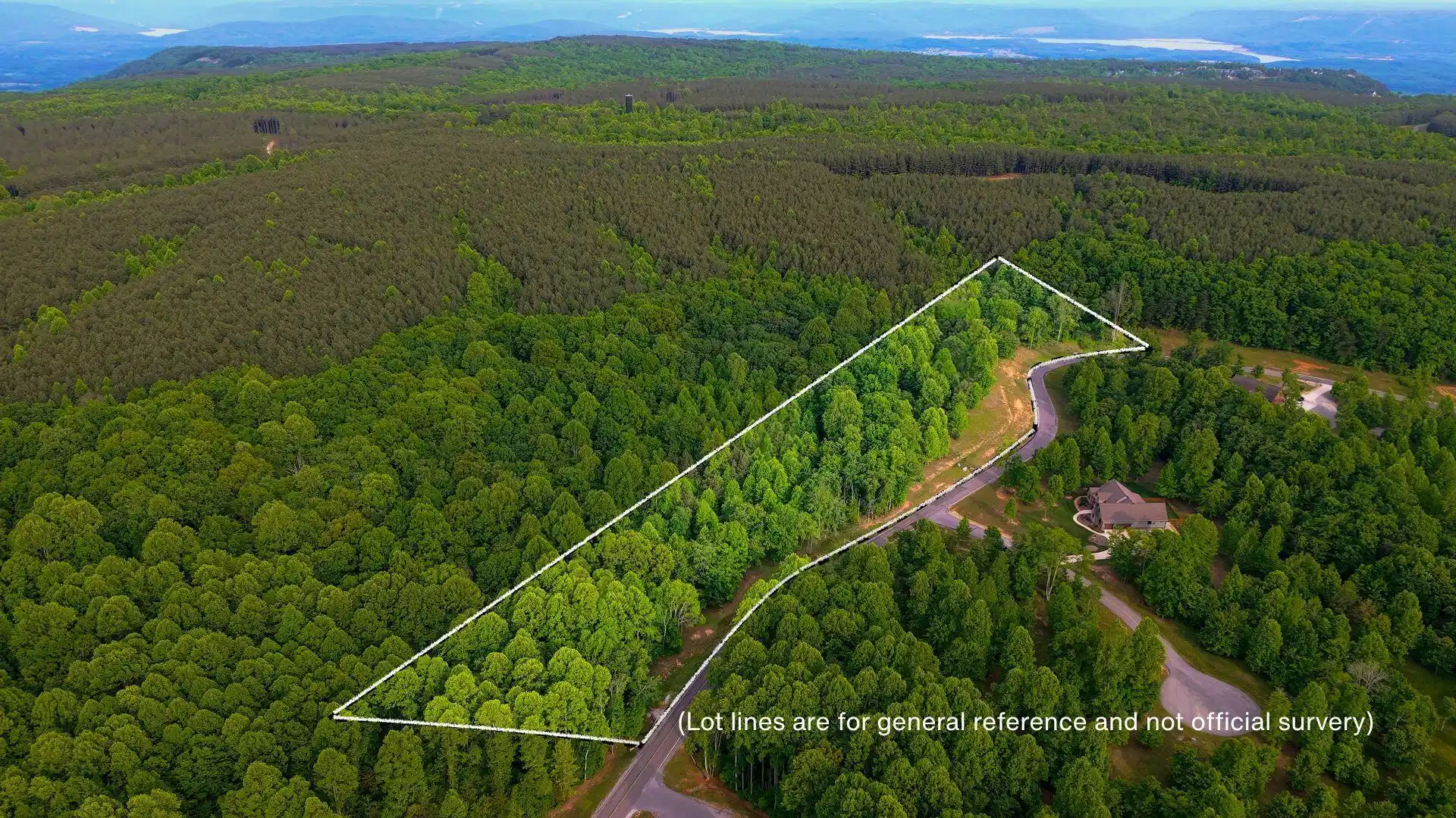 Image 1: Aerial with boundary lines
