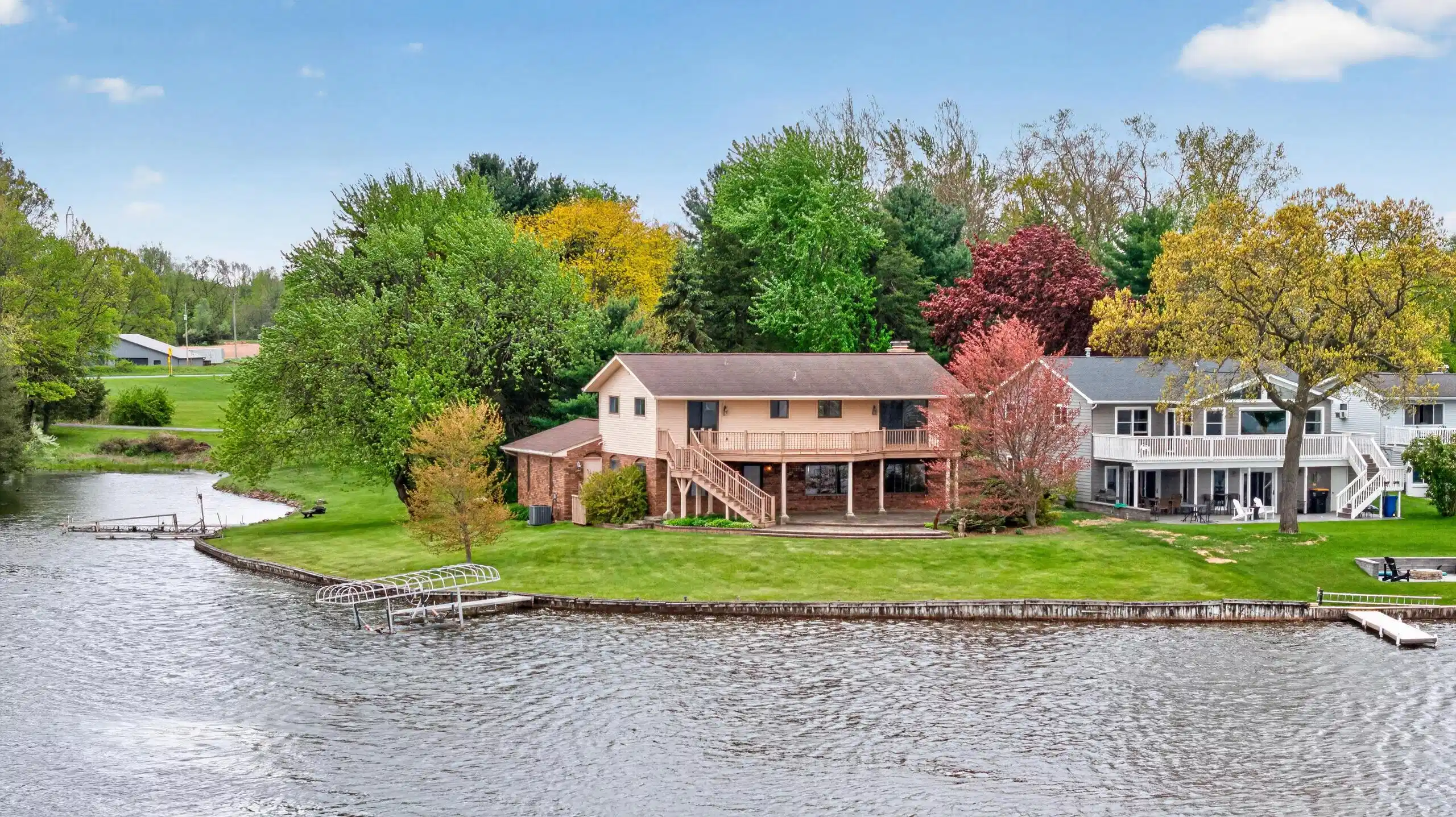 Image 1: 332 Riviera Dr Brooklyn MI (Aerials) - 5