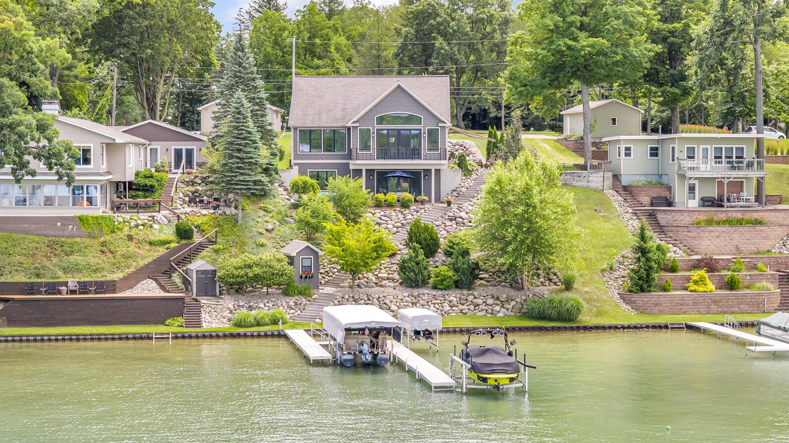 Image 1: 193 Cottage Dr Horton MI (Aerial) - 12