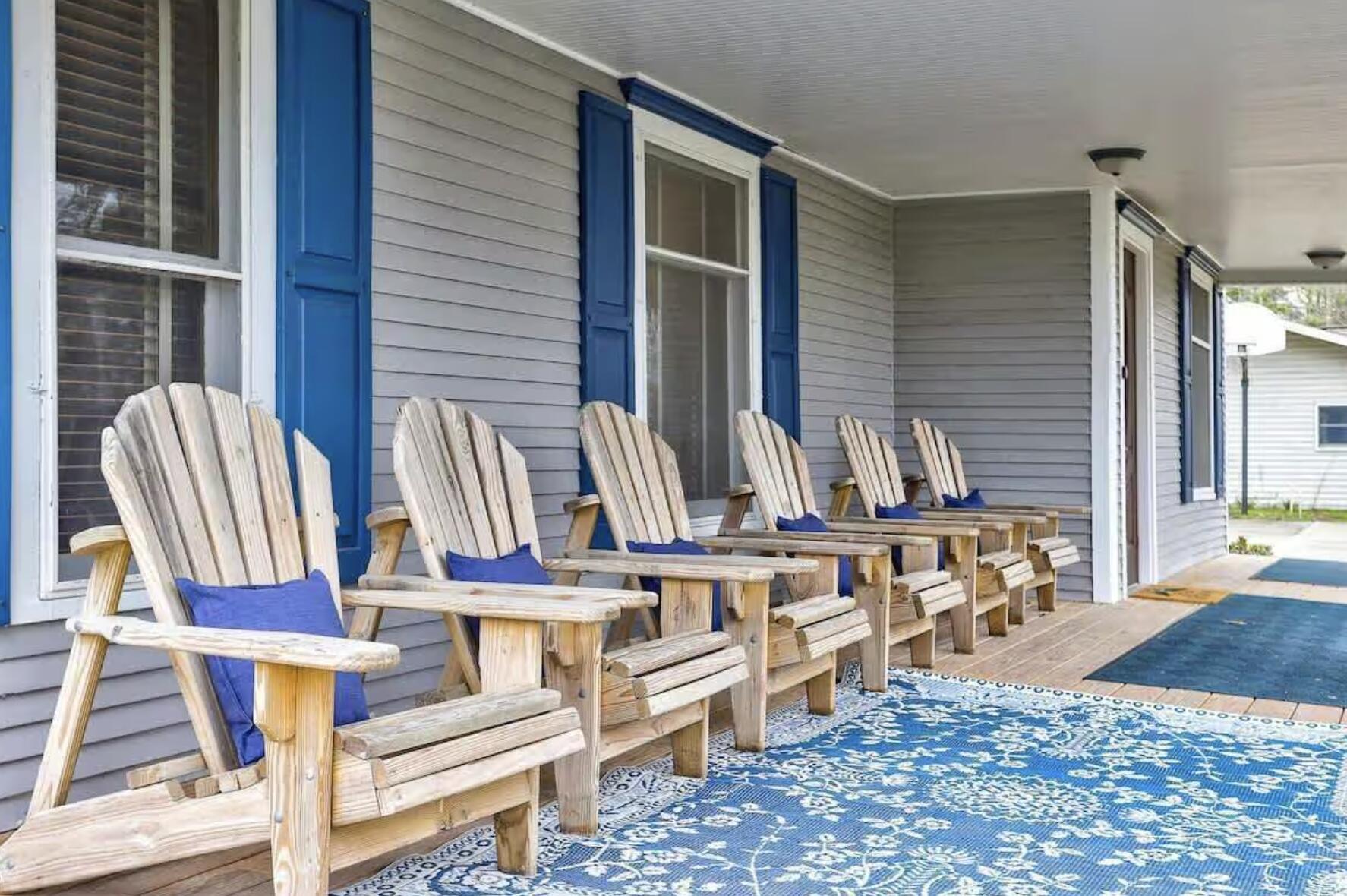 Image 3: 300 Ferry Front Porch adirondack chairs