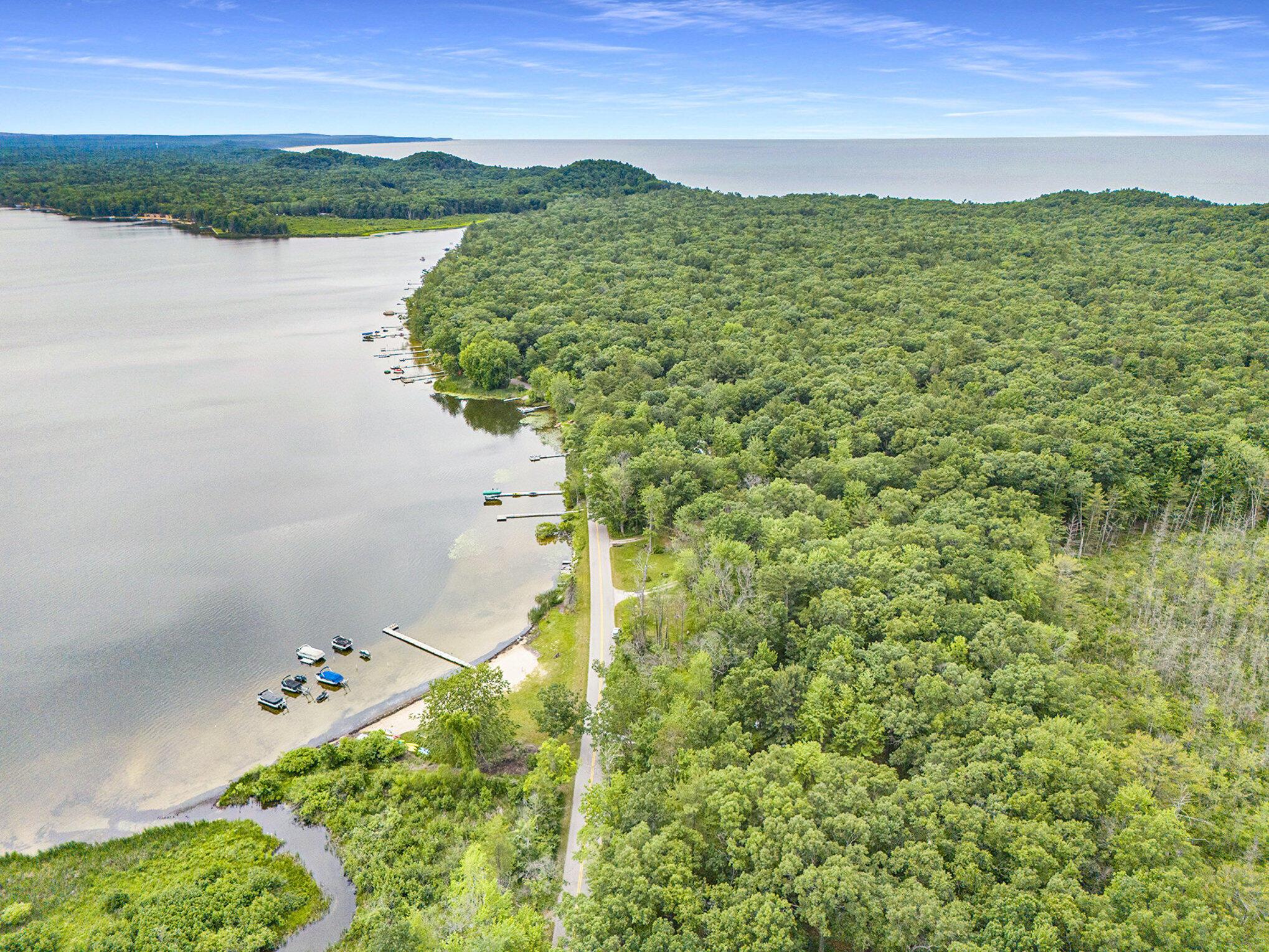 Image 3: Aerial both lakes and woods
