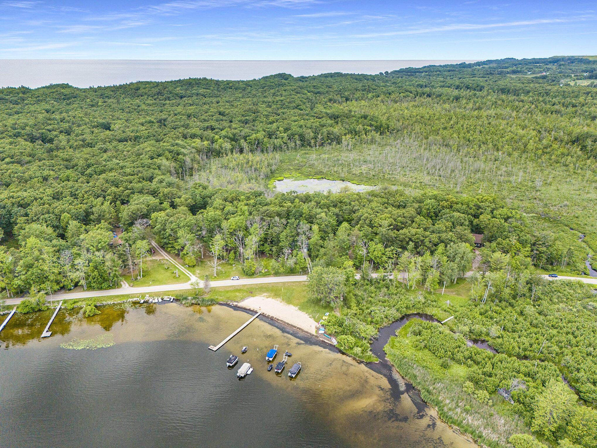 Image 4: Bass Lake and Lake Michigan