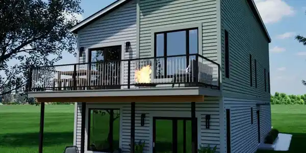 Image 2: Urban Sloped Roof Design