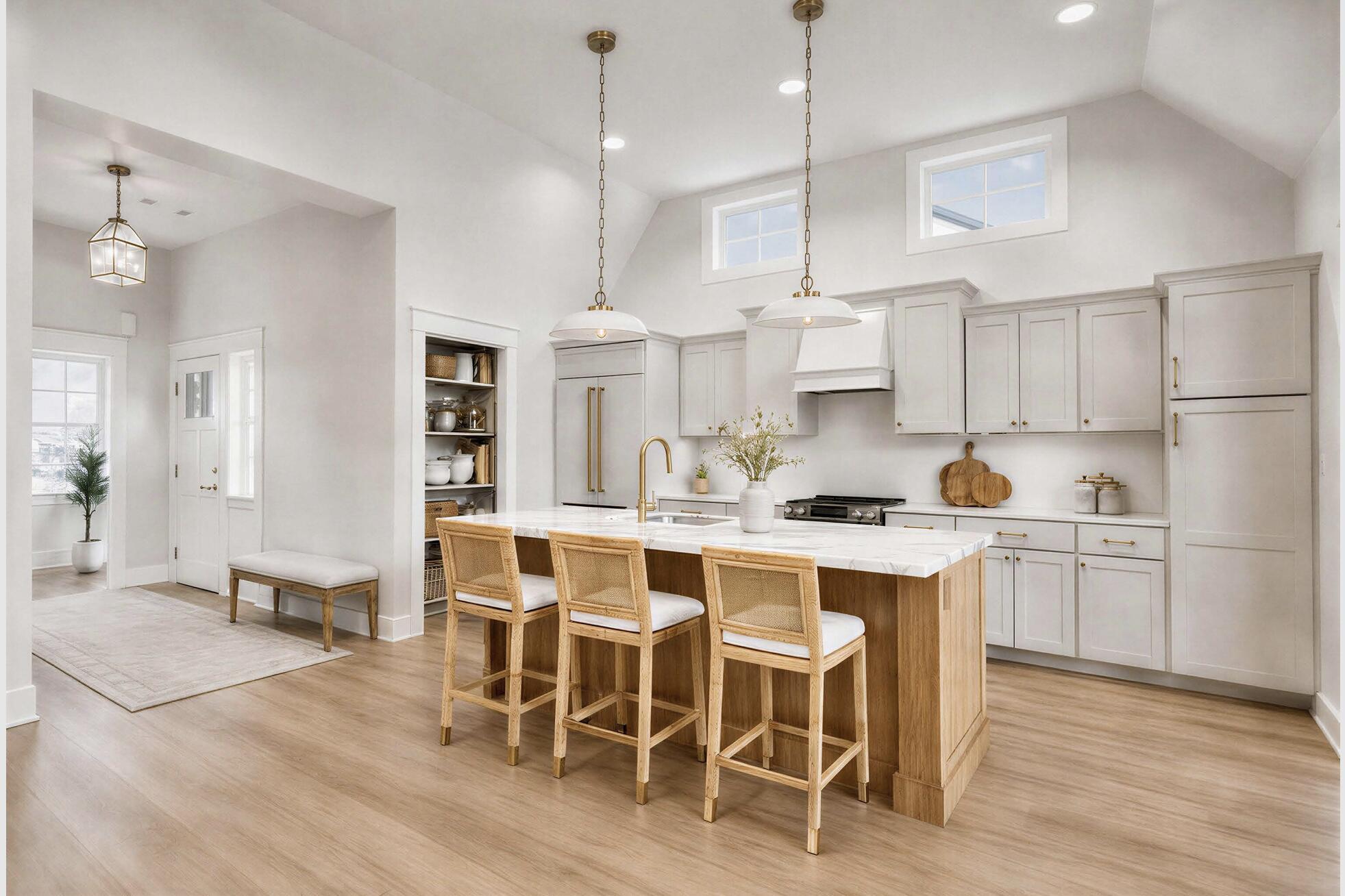 Image 2: 34 rendered image of kitchen