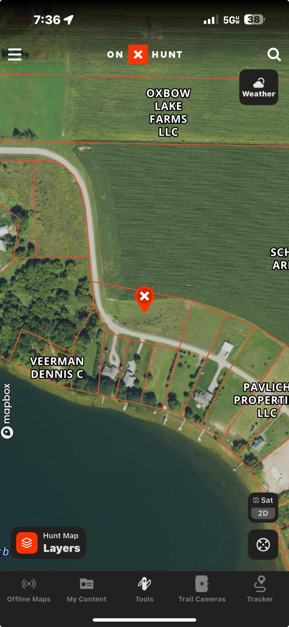Image 2: Lot 2 W Water Edge Dr Hunt Map