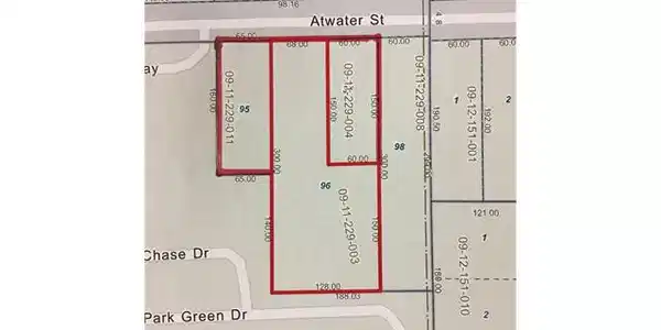 Vacant 3 Parcels Atwater Street