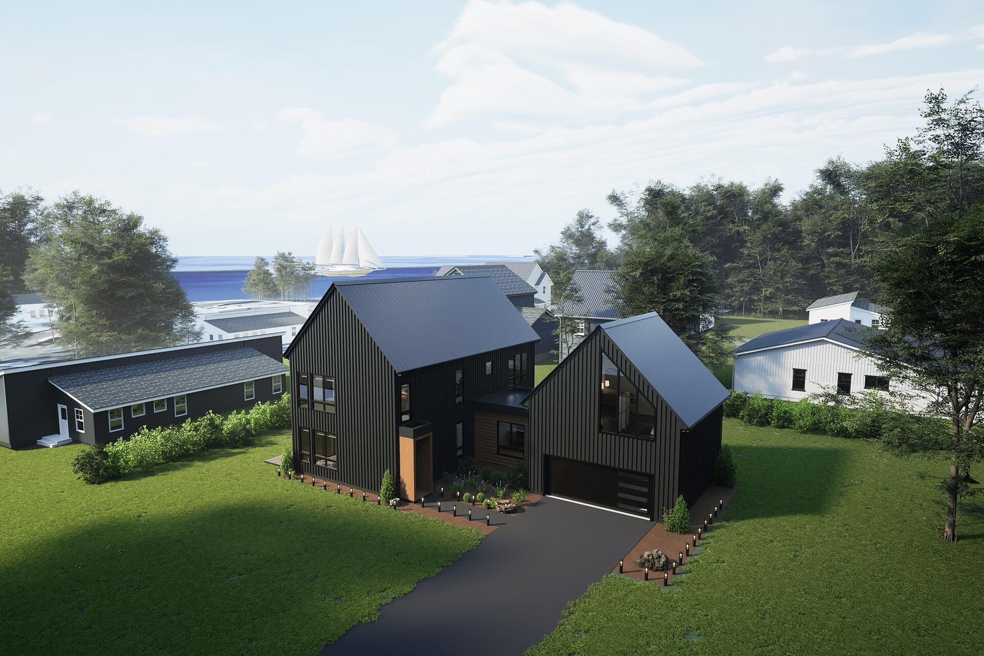 Image 2: front exterior projected view