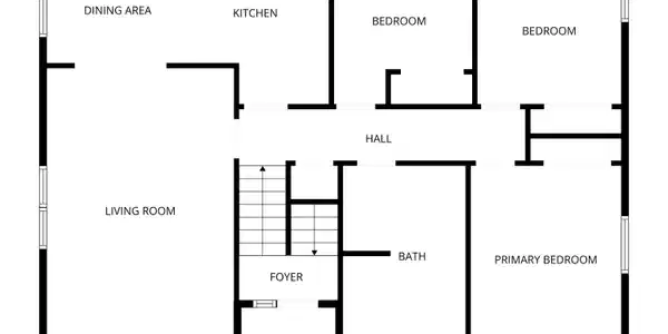 Image 3: 2D Floor Plan for 3860 East Pontaluna Ro