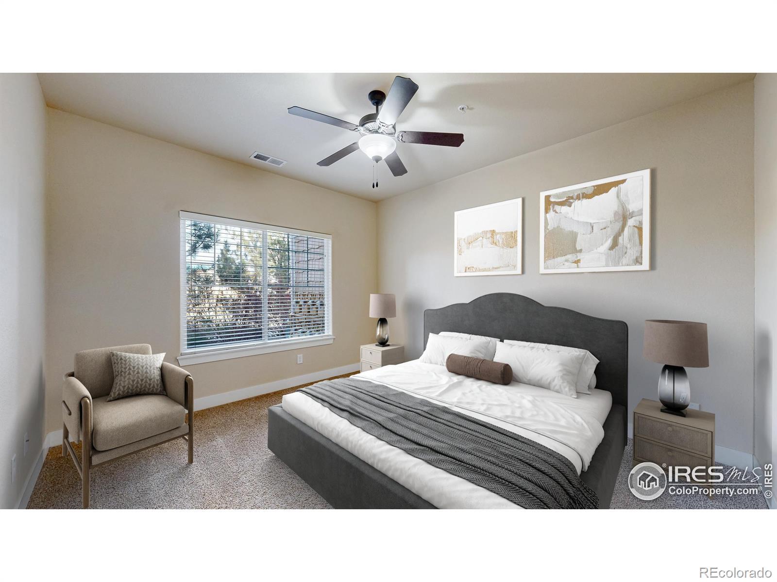 Image 3: Primary bedroom (virtually staged)